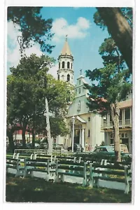 Postal de colección Catedral de San Agustín, Florida construida 1793-1797 - Imagen 1 de 2