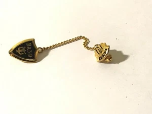 Prendedor vintage de escuela secundaria TJHS 1963 con cadena + pasador de banda de plata esterlina - - Imagen 1 de 12