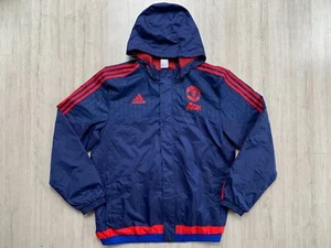 2015 2016 Manchester United Fußball Trainingsjacke Regenjacke MU Jacke Adidas XL - Bild 1 von 20