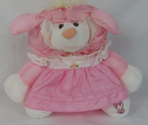 RARE 1986 Fisher Price The Puffalumps HUG HEAVEN PINK LAMB & Dress - Picture 1 of 8