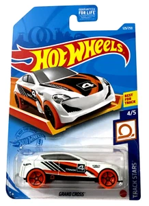 2020 Hot Wheels Grand Cross #192 White Track Stars 4/5 GTC60 New - Picture 1 of 4