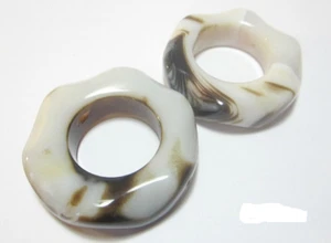 Achat Donat 4,5-4,8 cm  Donat   Steine Schmuckgestaltung Edelstein - Bild 1 von 2