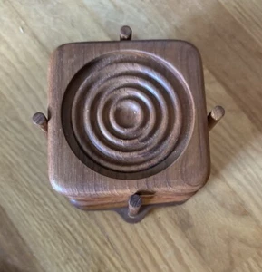 Goodwood Wooden Coasters With Holder 6 Square Coasters - Picture 1 of 2
