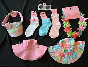 Gymboree ISLAND FUN Acc Summer Hat Visor Sunglasses Socks NWT Choice - Picture 1 of 6