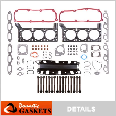 Fits 04-10 Chrysler Town Country Dodge Grand Caravan 3.8L Head Gasket Set Bolts - Image 1 of 4