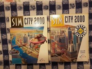 SIM City 2000 + Urban Renewal Kit (Games) Maxis 1993 neuwertig, vollständig RAR