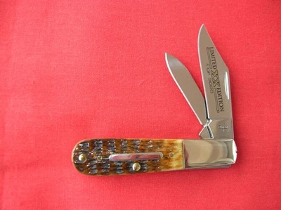 CASE XX 62009 1/2 BARLOW LIMITD EDITION ROGERS JIG BONE HANDLES 2007 KNIFE - Image 1 of 4