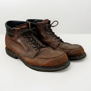 RED WING Boots USA Vintage 204 Moc Toe SuperSole Leather Work 14 AA - Picture 1 of 20