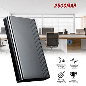 2500mAh Mini Spy Digital Voice Activated Recorder Hidden Audio Recording Device - Picture 1 of 12