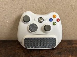 Controlador Inalámbrico Original Microsoft Xbox 360 BLANCO, con Pad de Chat OEM - Imagen 1 de 3