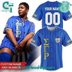 Maglia Baseball Personalizzata Sigma Gamma Rho - Foto 1 di 2