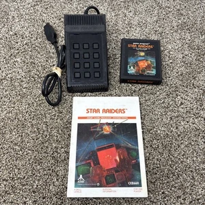 Atari 2600 Game ~ STAR RAIDERS w Manual AndThe VIDEO TOUCH PAD ~ Working Great! - Picture 1 of 5