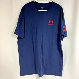 Under Armour T-Shirt Uomo UA Freedom Flag Sfumato Maglietta Manica Corta XXL - Foto 1 di 4