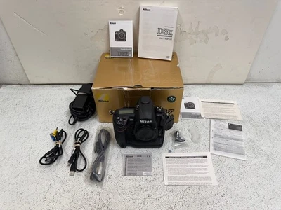 Cuerpo de cámara digital Nikon D3X 24,5 MP SLR con batería y cable de alimentación y cables Foto 1 de 4