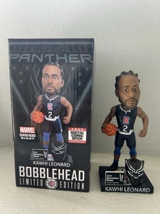 Kawhi Leonard Clippers Black Panther Bobblehead Limited Marvel Wakanda Forever - Picture 1 of 1