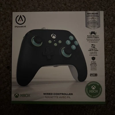 PowerA XBGP0380-01 Wired Controller Gaming Controller Mariner Blue Xbox, PC, - Image 1 of 3