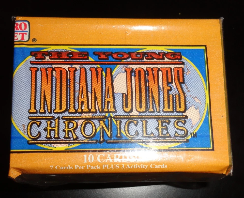 THE YOUNG INDIANA JONES CHRONICLES 115-CARD MASTER SET + ENVOLTORIO 1992- VER DETALLE Foto 1 de 2