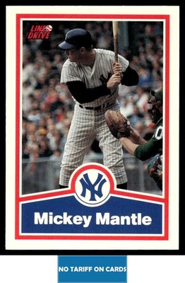 1991 Line Drive Mickey Mantle Mickey Mantle New York Yankees #9 - Image 1 of 2