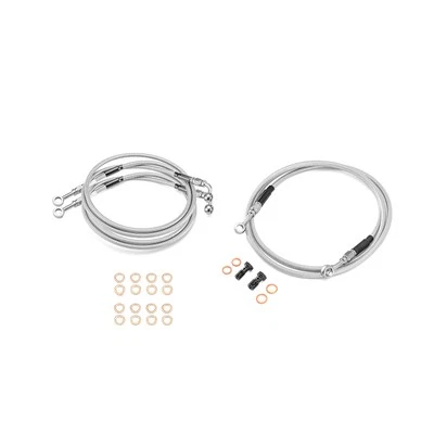 16" 18" Handlebar Hydraulic Brake Line Kit For Harley ELECTRA STREET GLIDE ABS - Image 1 of 4