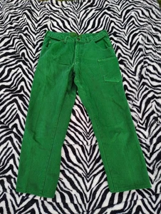 Vintage Lands End Cordhose 30x24 Grün Capri USA Made 90er - Bild 1 von 11