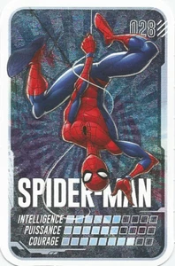 CARTE MARVEL. LECLERC 2022. PARS EN MISSION. SPIDER-MAN N° 028            #CKDB - Zdjęcie 1 z 2