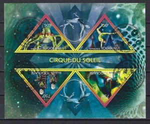 Cirque du Soleil Togo 2013 (1) Yvert Nr. 3356 bis 3359 gestempelt - Bild 1 von 1