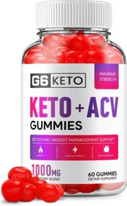 G6 Keto ACV Gummies G6 ACV Advanced Formula Plus Apple Cider Vinegar... - Picture 1 of 7