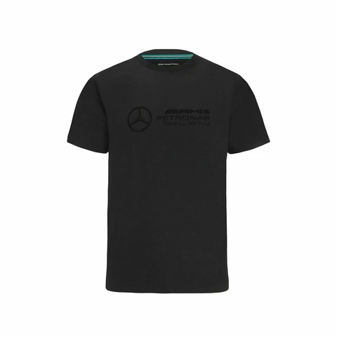 Mercedes Benz AMG Petronas F1 Unisex Stealth Large Logo T-Shirt -Black Cover