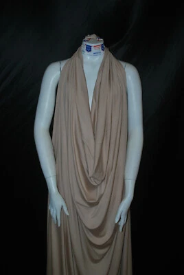 Modal Spandex Jersey Knit Fabric premium weight 10 oz by the yard Nude Natural - Image 1 of 4