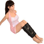 Leder Arm Binder Leg Body Restraint Harness Lockable Armbinder Strapon Body
