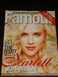 Famous magazine 2008, Scarlett Johansson, Keanu reeves, Tom Cruise, Valkyrie - Picture 1 of 1