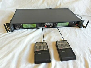 Sennheiser EM3032 Receiver w/two SK3063-u 710 - 734mhz Transmitters - perfectly - Picture 1 of 12