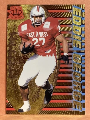 1996 Pacific Dynagon EDDIE GEORGE Rookie RC Card #P-55 Oilers - Image 1 of 2