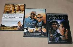 An Unfinished Life, The Bucket List, Shawshank Redemption - Morgan Freeman Lot - Picture 1 of 5