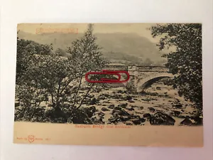 Skelwith Bridge Near Ambleside Cumbria 1907 Hold To The Light Card - Picture 1 of 2