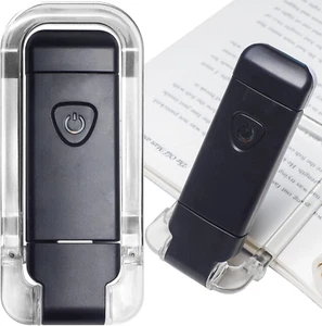 Book Reading Light, Portable USB Rechargeable LED Clip on Book Lights for Readin - Picture 1 of 12