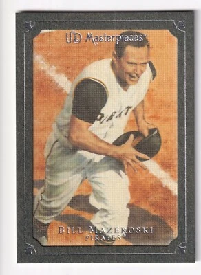 Bill Mazeroski 2007 Upper Deck Masterpieces Card #4 Rust 30/50   - Image 1 of 2