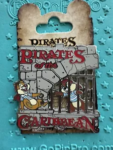 Disneyland Paris Pirates of the Caribbean Chip and Dale Jail Pin - Picture 1 of 2