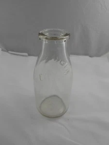Vtg Dixie Dairy Gary IND Beecher ILL Milk Bottle Pint IL Illinois IN Indiana - Picture 1 of 6