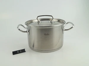 FISSLER Kochtopf mit Deckel ⌀ 20 cm Edelstahl - W.Germany ✅ - Bild 1 von 7