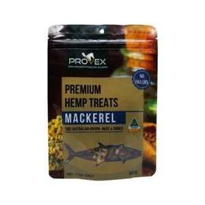 New Provex Premium Hemp Treats Mackerel 90g for Pets - Picture 1 of 2