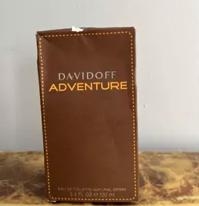 Batch *G8 - Adventure by Davidoff 3.4 /3.3 oz /100 ml EDT Spray Men - SHELF WEAR - Picture 1 of 6
