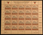 Generalgouvernement, Adolf Hitler occupation ,  WW2, Kleinbogen ex.  113-116 **