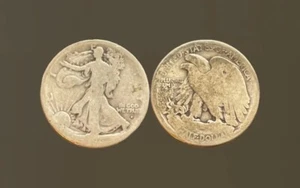 1916 D Walking Liberty Half Dollar in About Good AG Condition - Picture 1 of 1