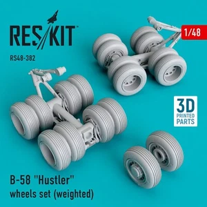 ResKit RS48-0382 Scale 1:48 B-58 "Hustler" wheels set weighted for plastic model - Picture 1 of 24