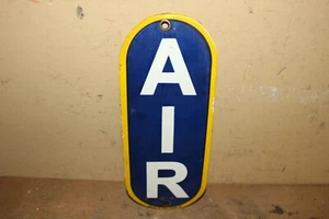 Rare AIR Sunoco Gas Station Eco Meter Tire Pump Porcelain Sign - Picture 1 of 3