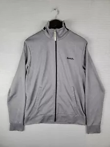 Bench zip-up sweatshirt gray size large warm layer casual polyester - Picture 1 of 16