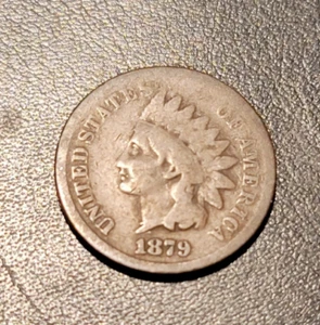 CENTAVO INDIO 1879 CIRCULADO (BUENO) - Imagen 1 de 6