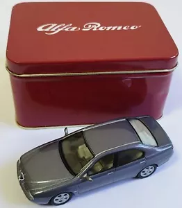 Solid Alfa Romeo 166 Grey 1/43 Tin Box Gift Set - Picture 1 of 3
