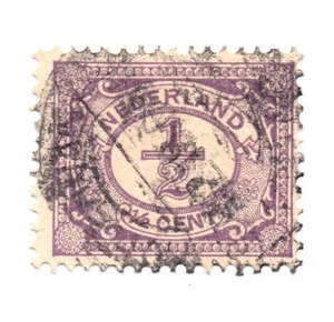 Paesi Bassi SG: 167 1899 Nuovi francobolli giornalieri 1/2c viola usati (a1) - Foto 1 di 1